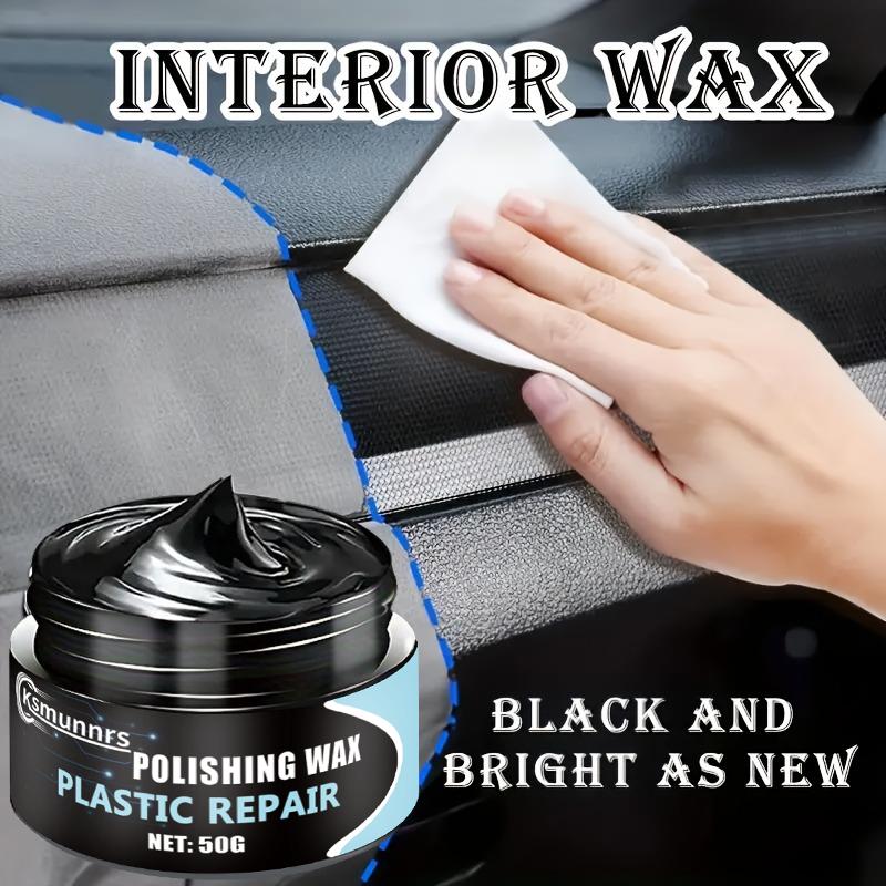 NEW Multifunctional Car Repair Kit: Plastic Parts and Leather Maintenance Update, Interior Glossy Wax, Tire Polis