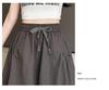 2025 Sweet Korean High-Waisted Quick-Dry Ruffle Pants with Pockets