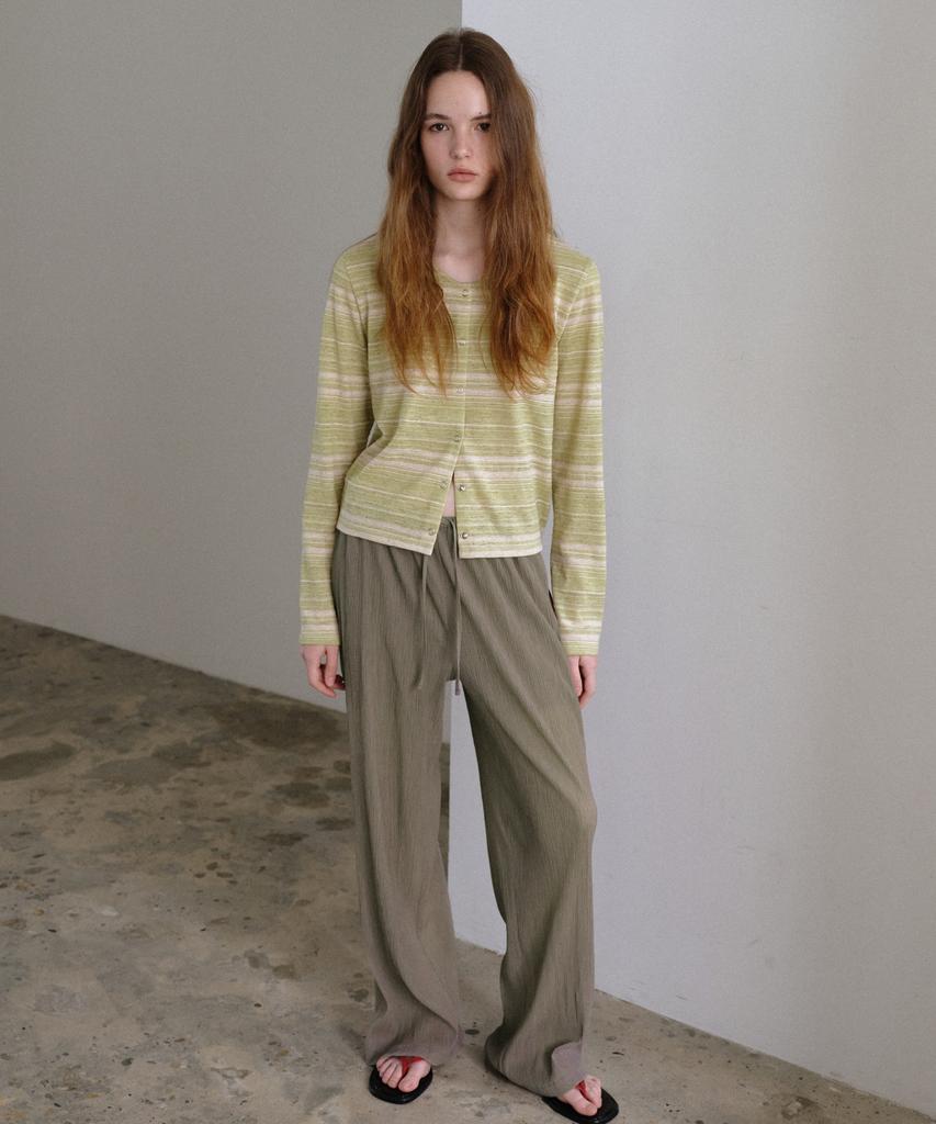 Sienneu Milly Pleats Pants (Khaki)