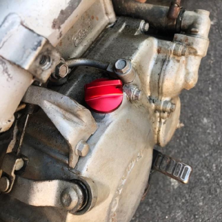 Motorrad Motoröl-Einfülldeckel Universeller Kurbelgehäusedeckel für CRF150R 07-19