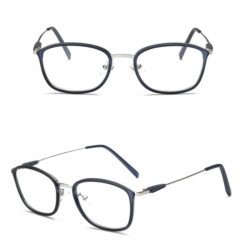 Glasses Spectacle Frame Women Men Square Clear Lens Optical Sunglasses Aviation