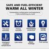 Car Diesel Heater Outdoor Heating Equipment 12V 8KW Parking Heater All-in-one Vehicle Warm Air Heater 4 Holes Snow Removal