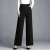 Women's High Waist Wide Leg Flowing Dress Pants with Slimming Fit for and Casual Wear