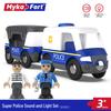 Magnetic Toy Train Set: Ambulance & Police Cars for Kids - Compatible with All Wooden Tracks