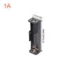 Solderable Plastic 2A Battery Box Metal Pin Connectors Secure For DIY Projects Emergency Lights