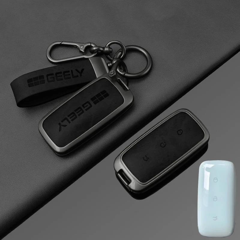 Car Key Case Remote Decoration Cover Auto Accessories For Geely Galaxy EX5 E5 Cityray L6 L7 EMI Proton e.MAS 7 5 E8 Starry 8