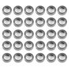 30 Pcs Thin Wall Bearing 6700ZZ 10x15x4mm Low Noise Double Shielded Small Bearings