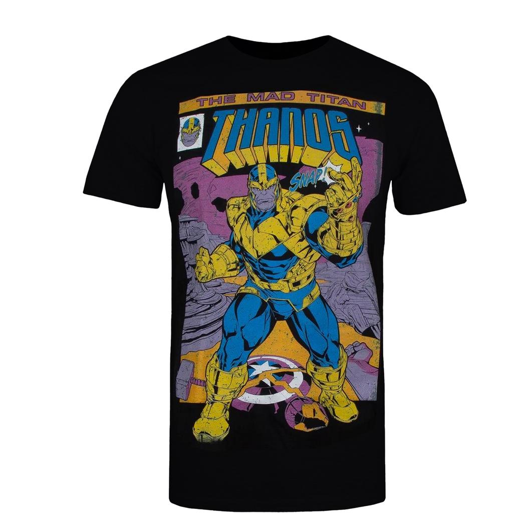 Marvel Mens Snap Thanos T-Shirt
