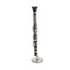 Miniature Clarinet Replica with Stand and Case Mini Musical Instrument Dollhouse Model Decoration