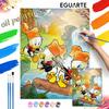 Duck Adventure Oil Painting Art Kit Handmade Diy Home Decorations