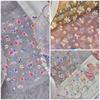 Daisies Sunflower Wildflowers Spring Embossed Nail Stickers Waterproof Self-adhesive 3D Nail Art Decals Gold and Silver