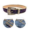 Unisex Belt for Women Men 2000s Leopard Belt for Jeans Shorts Eye Catching Waist Decors Pants Belt Fashion Waist Ornaments