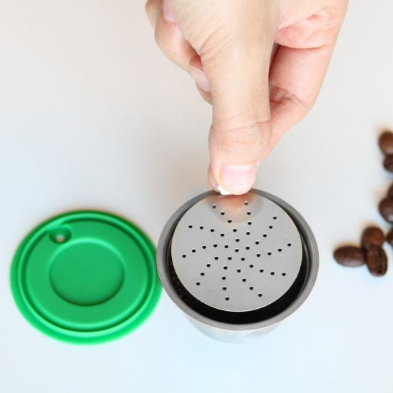 Nerezová opakovaně použitelná kávová kapsle Pod Filtr Náhrada pro Dolce Gusto