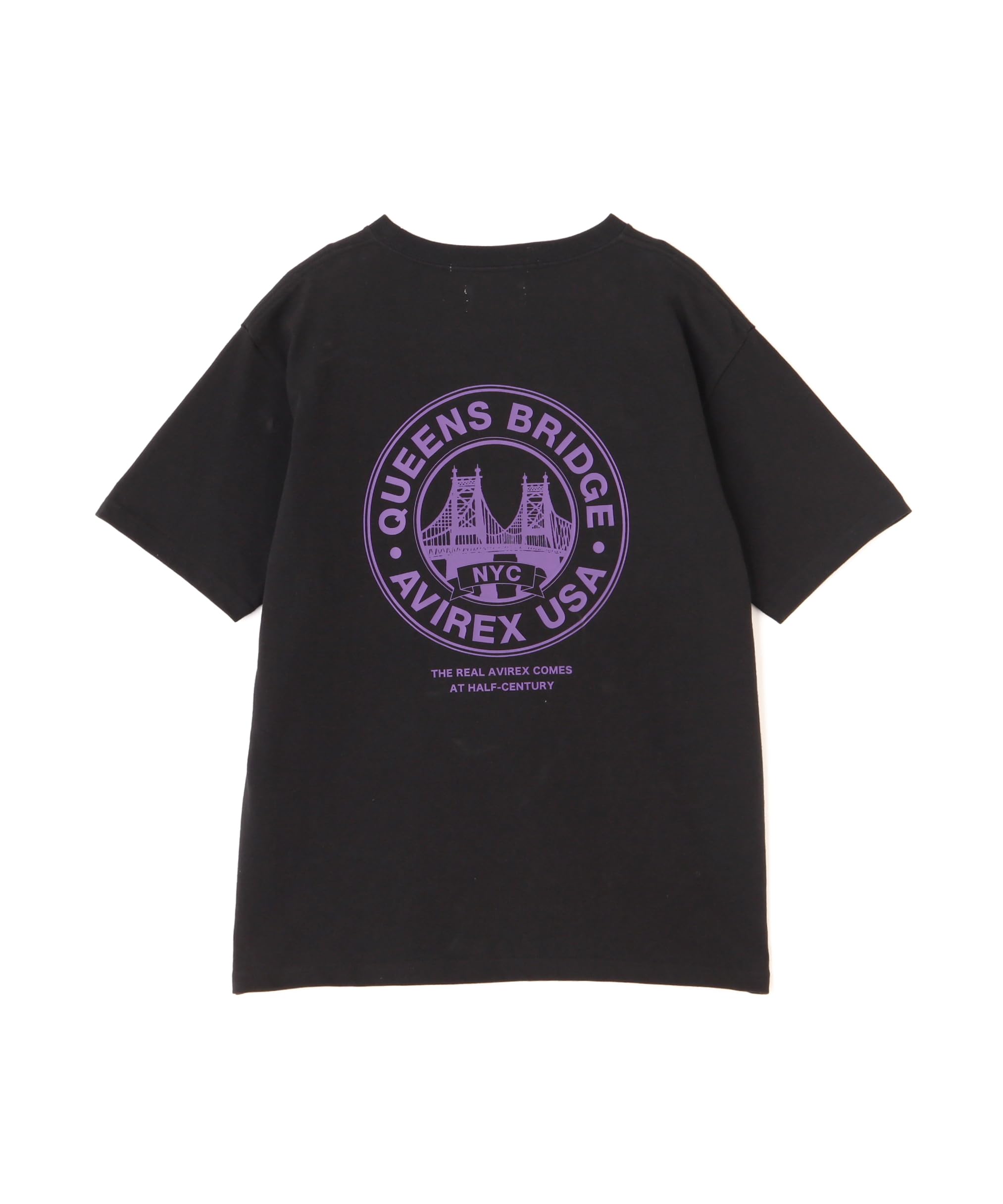 

Avirex CIRCLE LOGO QUEENS BRIDGE F 010 Черная ФУТБОЛКА Женская 783-5135608