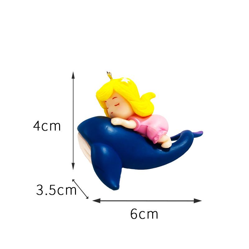 Cartoon Fish Tanks Decor Mini Diver Simulated Floating Mermaid Aquarium Fish Tank Decoration Pendant Aquarium Accessories