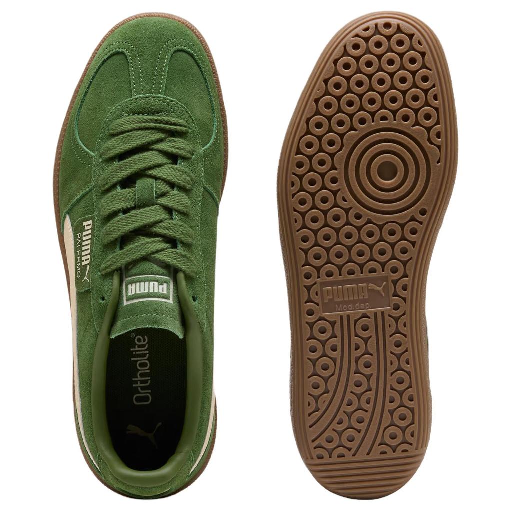 Puma Palermo Classic Versatile Training Shoes Unisex Shoes Earth-Green 396463-92