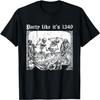 Party Like It's 1349  BLACK DEATH EUROPEAN TOUR Plague Rat T-Shirt