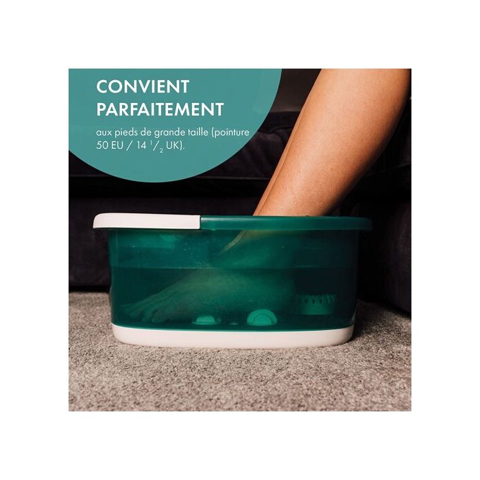 Balnéothérapie zen thalasso pieds nile blanc-vert