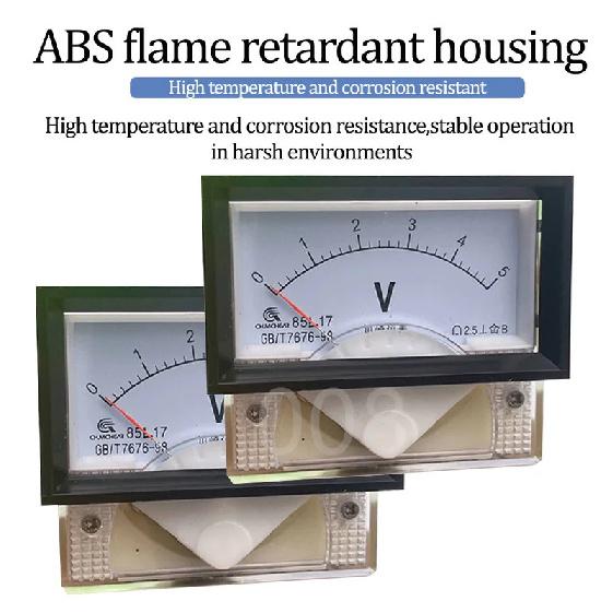 

85L17-V AC Direct Analog Meter Panel Gauge AC Voltage Current Meter 70*40MM Voltmeter Voltimetro 85L17 1000V