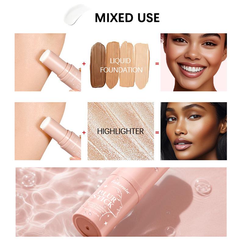 Blur Stick  Instant Pore Eraser Invisible Pore Base Stick Long Lasting Makeup Primer Stick Hydrate Covering Pores Oil Control Primer Stick