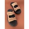Men's Genuine Leather Casual Summer Slippers