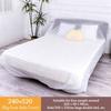 Elastic Edges Disposable Dust Covers Transparent PE Disposable Bed Cover Furniture Protector  Bed