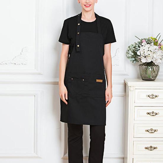 Cooking Apron Waist Tie Adjustable Women Men Chef Workwear Baking Apron Daily Use