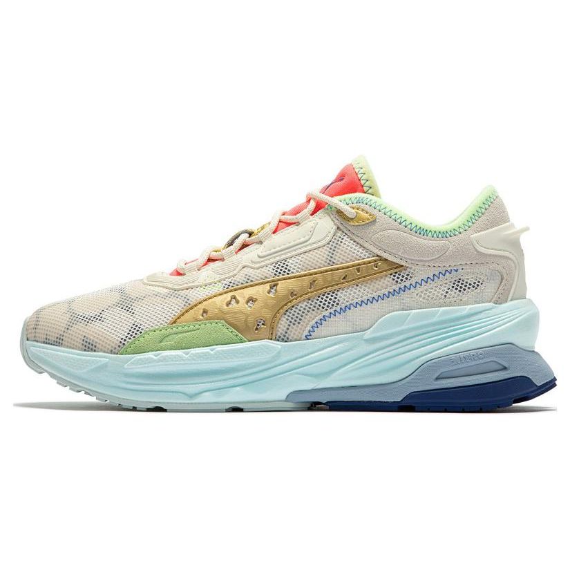 

Puma Удобная ткань Синтетическая кожа Кожа ТПУ Нескользящие Износостойкие Дышащие Кроссовки с низким верхом Унисекс кроссовки Молочно-белый Синий 388155-02 41