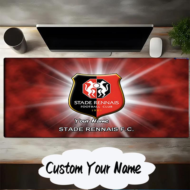 Custom Name Mouse Pad Stade Fc Emblem Mouse Pad, Gaming Mouse Pad, Keyboard Pad, Desk Decor for Computer Notebook Fan Birthday Gift