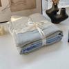 Class A Cotton Maternal And Infant Grade Lace Double-Layer Yarn, Small Style, Fresh, Soft And Comfortable Bed Sheet, Bed Hat Four-Piece