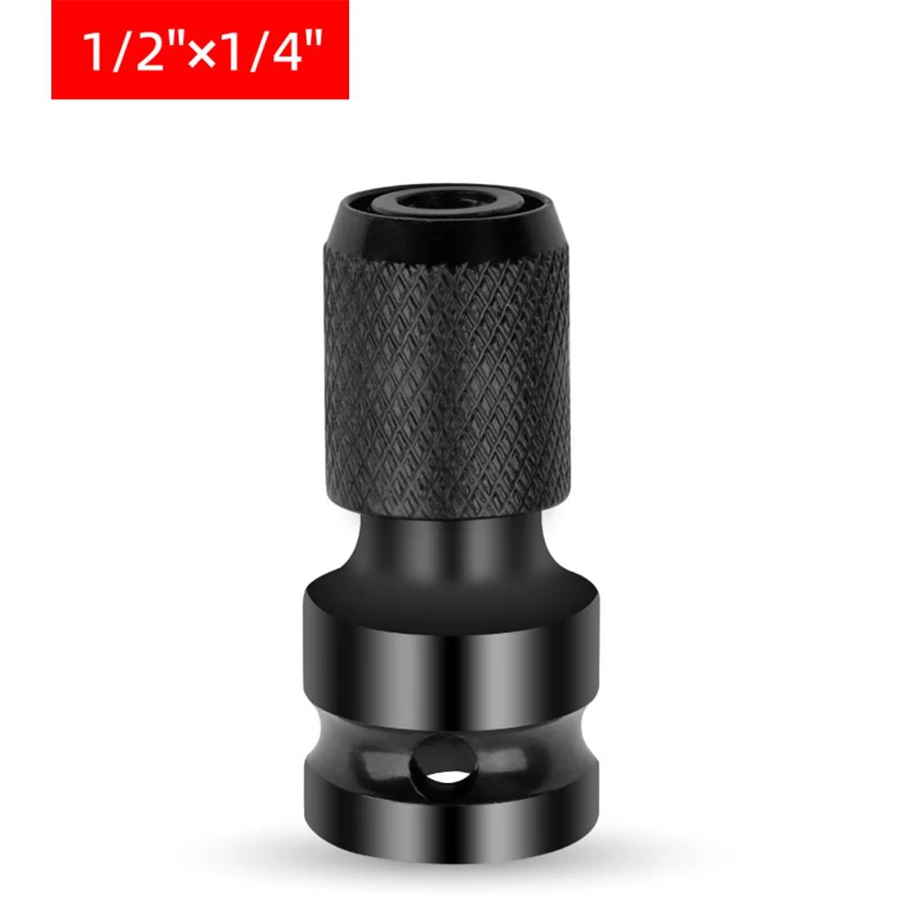 1Pc 100mm Hex Socket 360 Degree Rotatable H8-H19 Head Adapter Electric For Impact Driver Socket Wrench Power Tools Accessories