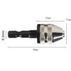 Drill Chuck Hex Shank Converter Quick Release 0 3 3 4mm Range