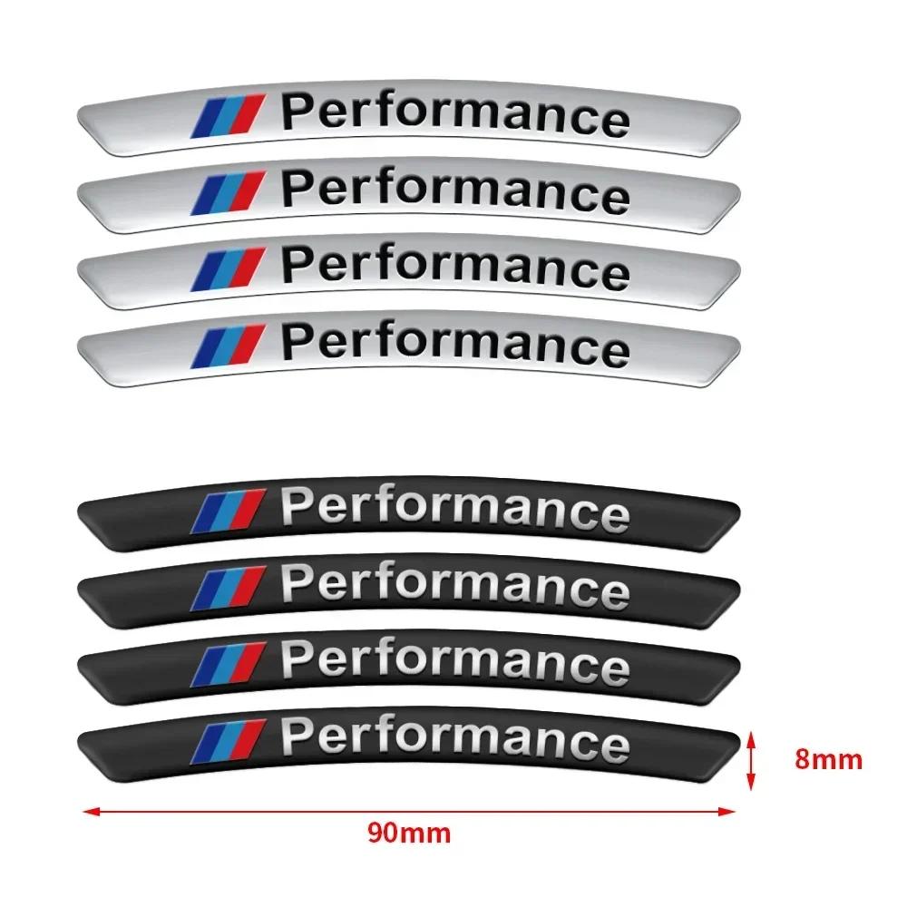 4 ks Pro BMW E90 E91 E92 E93 E60 E61 F10 F30 F07 E63 E64 F12 F13 X1 X3 Hliníková Auto Znak Styling Krytky Nábojů Kol Dekorace Samolepky