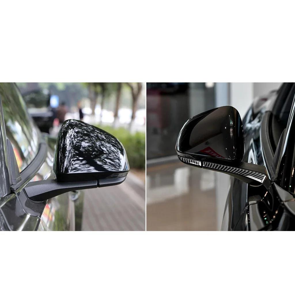 for Ford Mustang 2015-2017 LHD Carbon Fiber Rearview Mirror Cover Trim Stickers Decorations Car Accessories Car-styling Stickers