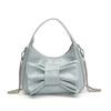 Gentle Bow Handbag Bag Women's Summer Fashion Solid Color Chain Single Shoulder Messenger Bag Tide