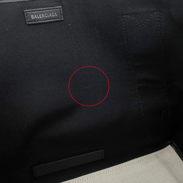 BALENCIAGA 339933 Navy kabas STote Bag canvas/leather Array