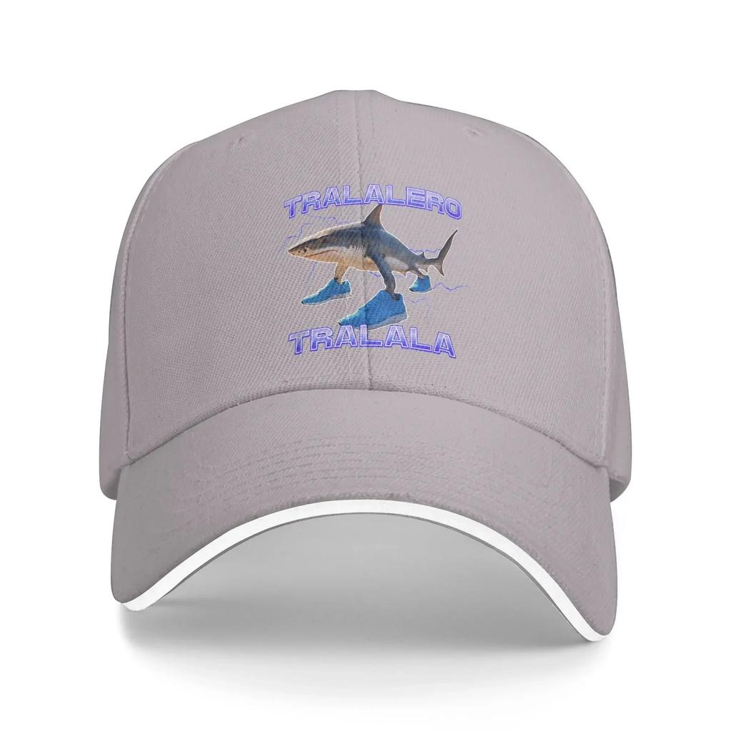 Unisex Tralalero Tralala Funny Shark Meme Hat Spring Italian Brainrot Memes Adjustable Cap New Baseball Cap Sunscreen Hats