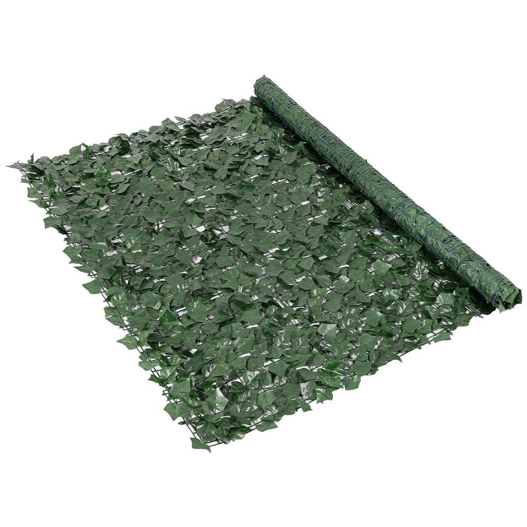 Ivy Privacy Fence, 1500 x 2490 mm Artificial Green Wall Screen, Greenery Ivy Fence with Strengthened Joint, Faux Hedges Vine Leaf Decoration for