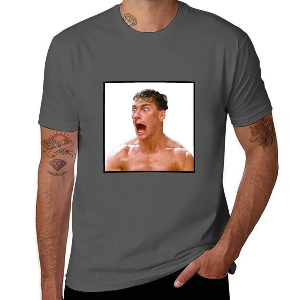Jean Claude Van Damme 3 Tshirt Basic Lightweight Short Sleeve Tee Tshirt