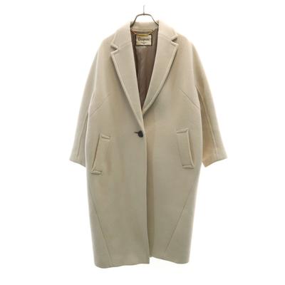 Diagramm Made in Japan Wollmischung Chesterfield-Mantel 36 Beige Damen Gebraucht