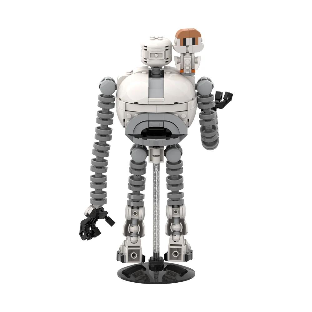 MOC Roz Robot Model Building Blocks The Wild Robot Animation Adventure Robot Brightbill Animal Assembling Brick Toy Kid Gift
