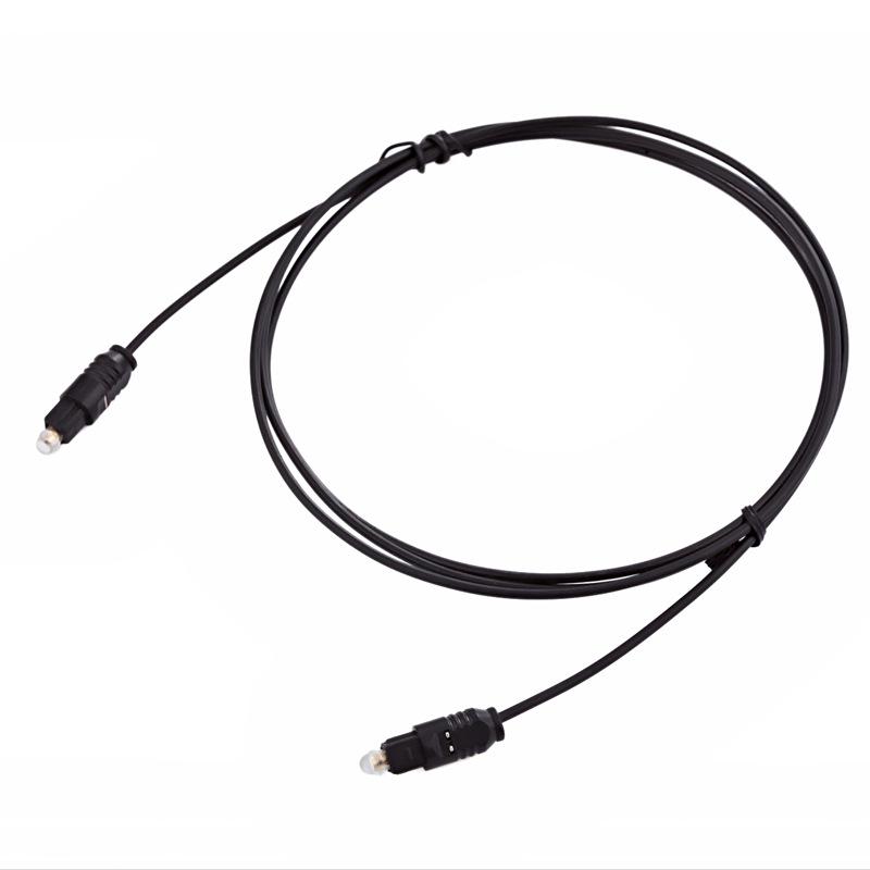 Fiber Optic SPDIF TOSLINK Digital Audio Cable for Hi-Fi, TV To Amplifier.