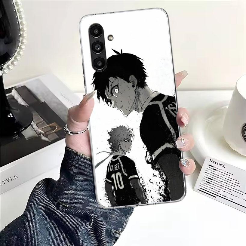 Blue Lock Isagi Yoichi Phone Case For Samsung Galaxy A13 A14 A15 A16 A17 A53 A54 A55 A56 A57 A33 A34 A35 A36 A37 A23 A24 A25 A26