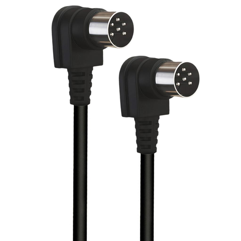 DIN 6Pin Cable Male To Male DIN Adapter Instrument Converter Adapter 6pin Sound Cord for Microphone Guitar