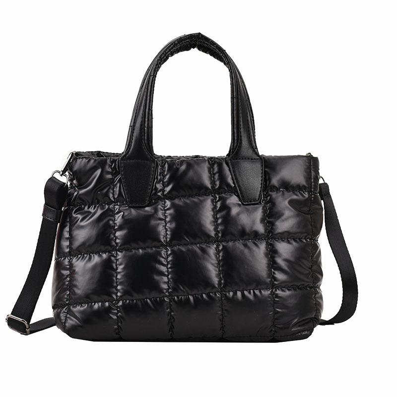 Bavlněná taška Argyle 2025 – Velká kapacita, Všestranná dámská taška přes rameno a crossbody