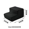 Removable Washable Anti Slip Foldable Pet Dog Cat Stairs High Elasticity Sponge Dog Training Stairs Cat Bed Stairs Play Stairs