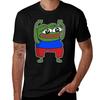 HYPERS PepeHype Tricou cu Contur Alb Tricou Simplu Uni pentru Uz Zilnic Tricou