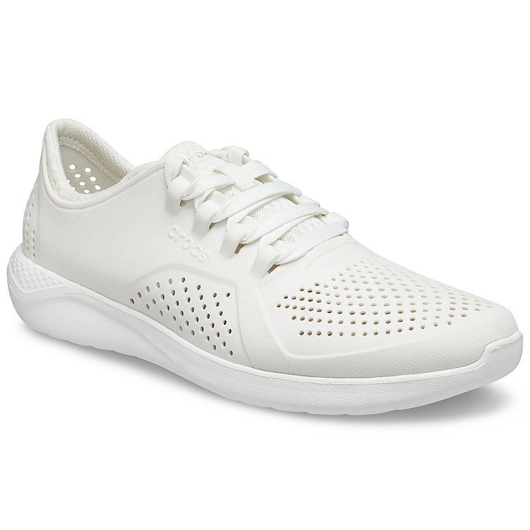 Crocs Literide Lightning Casual Breathable Low-Top Running Shoes Men Sneaker Off-White 204967-1CN