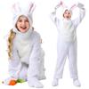 Mono Animal de Conejo Blanco para Niños - Disfraz para Actuación de Jardín de Infancia