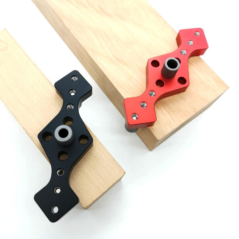 Pin Fixture Drill Bit Guide Jig Self Centering Vertical Pocket Hole Jig Dowel Drill Guide Woodworking